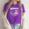 Unisex marškinėliai su spauda „Diferent but best friend“ - Image 3