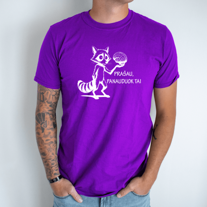 Unisex marškinėliai su spauda „Panaudok tai“ - Image 2