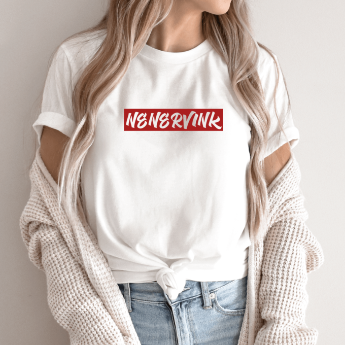 Unisex marškinėliai su spauda „Nenervink“