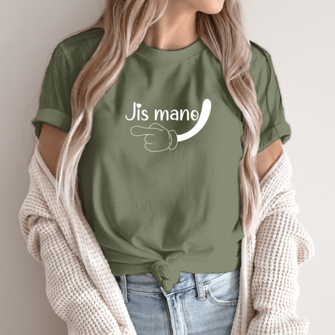Unisex marškinėliai su spauda „Jis mano“ - Image 2