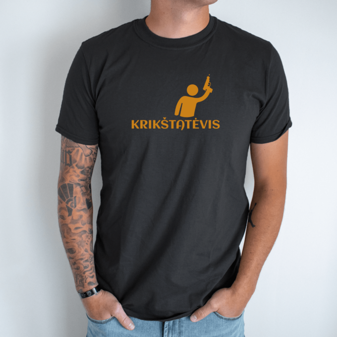 Unisex marškinėliai su spauda „Krikštatėvis“ - Image 6
