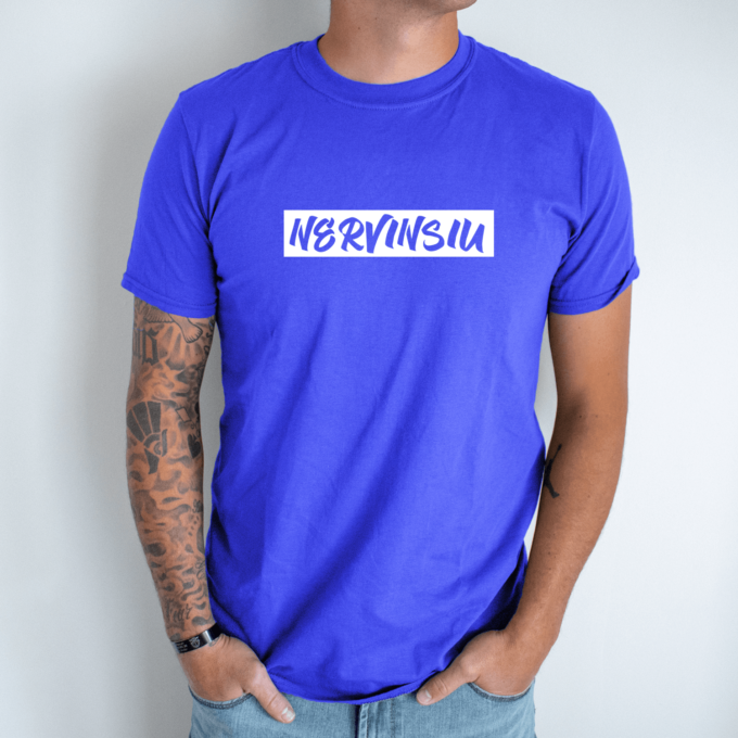 Unisex marškinėliai su spauda „Nervinsiu“ - Image 6