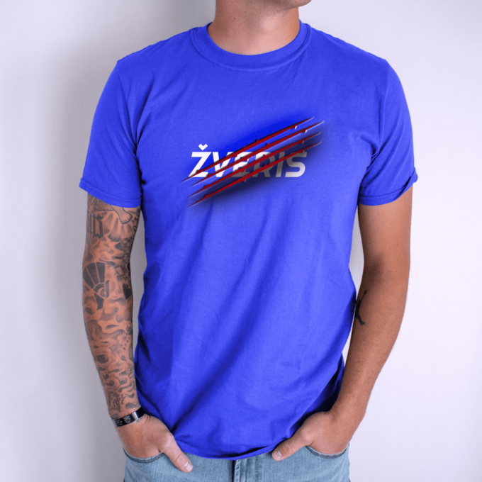 Unisex marškinėliai su spauda „Žvėris“ - Image 7