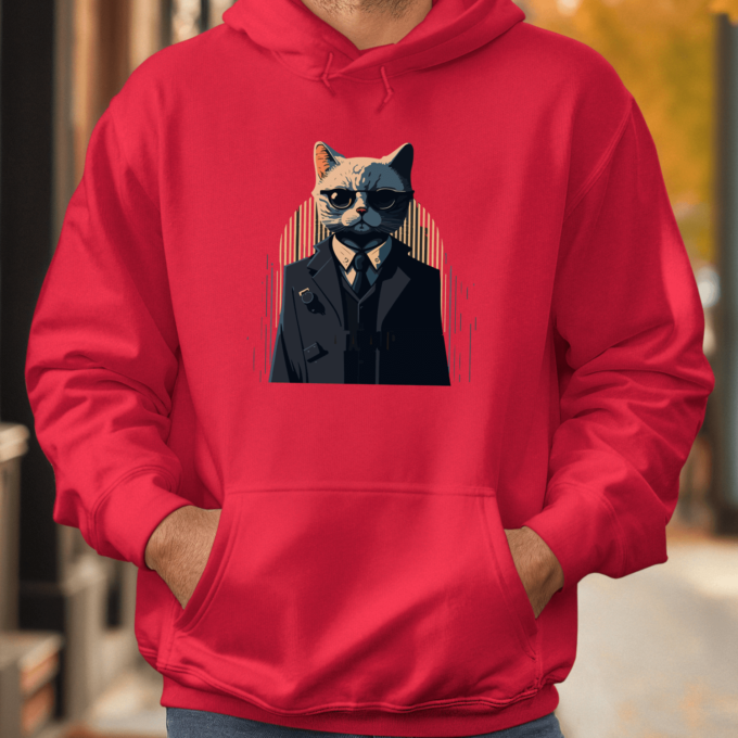 Unisex džemperis su spauda „Rimtas krikštatėvis“ - Image 2