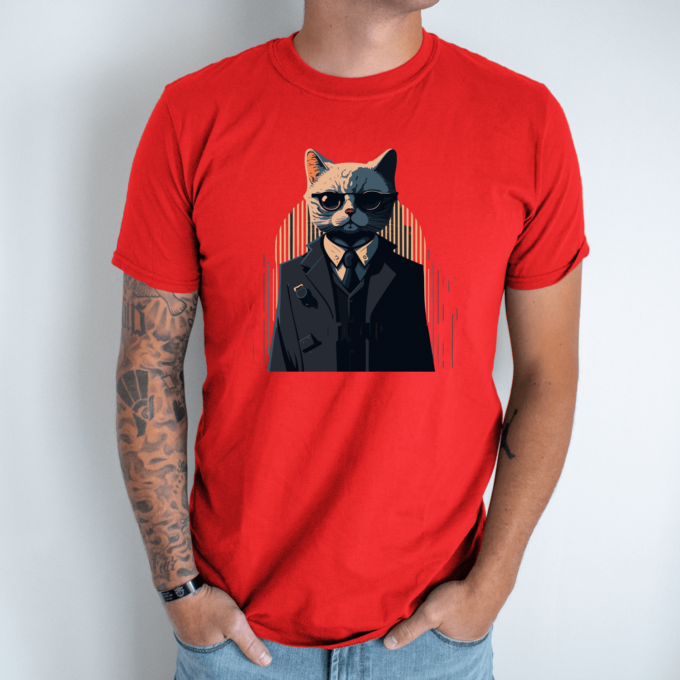 Unisex marškinėliai su spauda „Rimtas krikštatėvis“ - Image 6