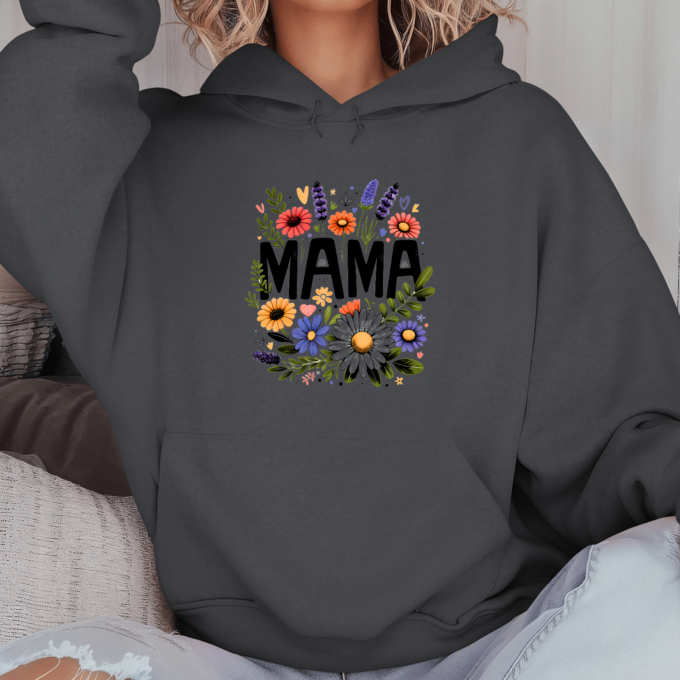 Unisex džemperis su spauda „Žydinti mama“ - Image 2