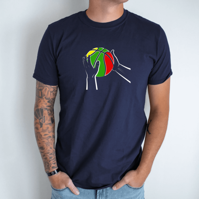 Unisex marškinėliai su spauda „Krepšinis Lietuvoje“ - Image 7