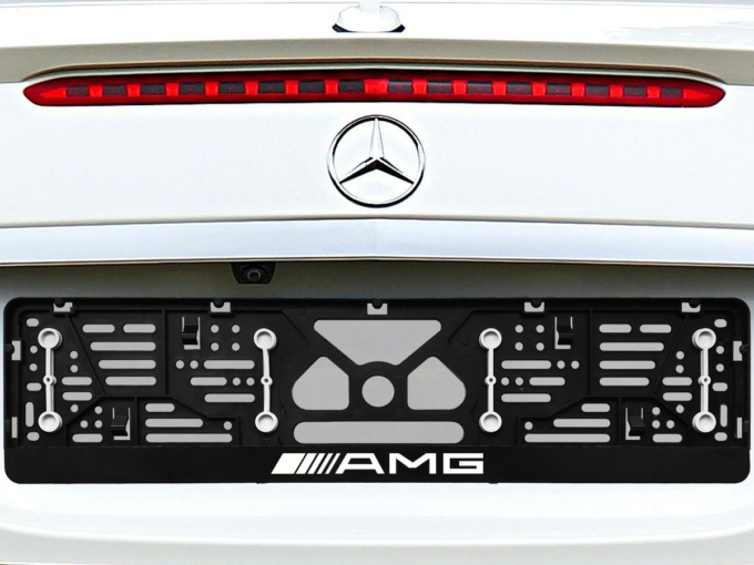 Numerių rėmelis su guminėmis tarpinėmis „AMG“