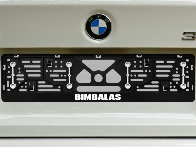Numerių rėmelis su guminėmis tarpinėmis „Bimbalas“