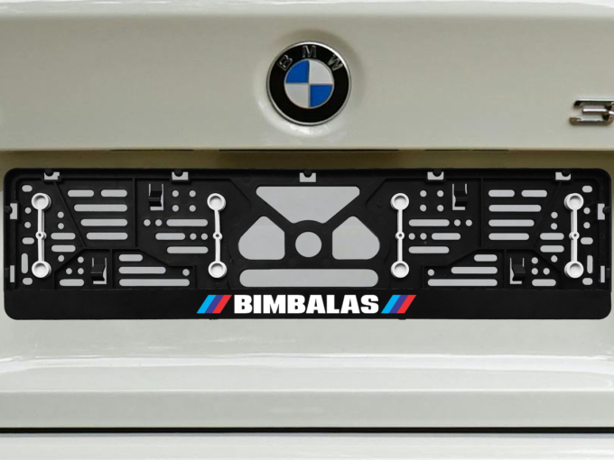 Numerių rėmelis su guminėmis tarpinėmis „Bimbalas-m“