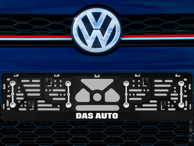 Numerių rėmelis su guminėmis tarpinėmis „Das auto“