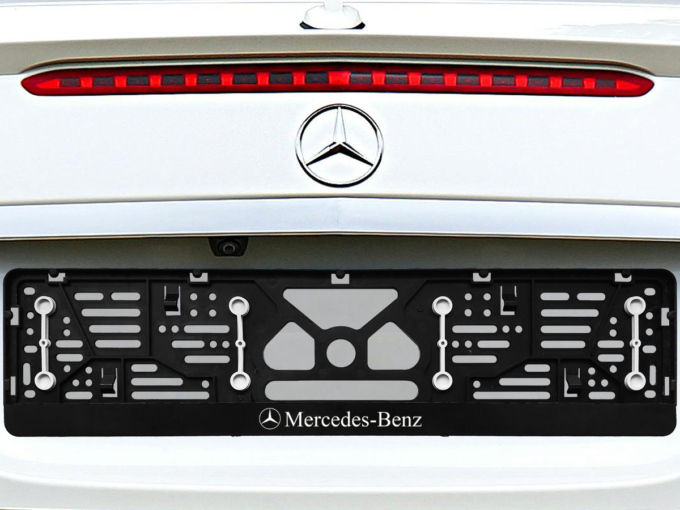 Numerių rėmelis su guminėmis tarpinėmis „Mercedes Benz“