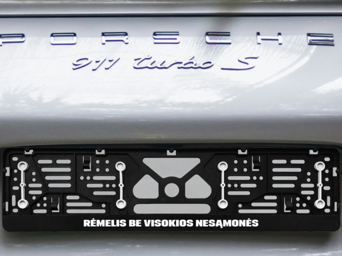 Numerių rėmelis su guminėmis tarpinėmis „Be visokios nesąmonės“