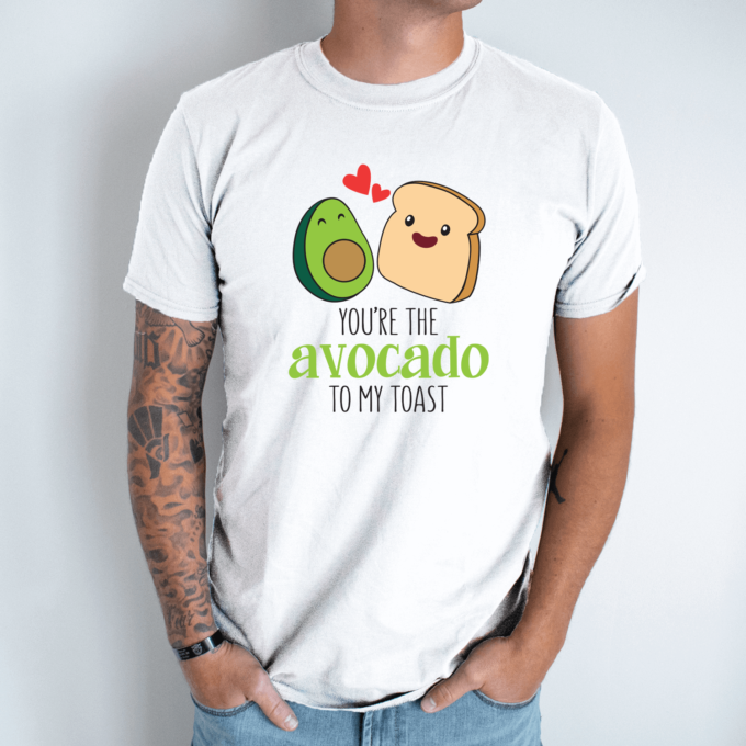 Unisex marškinėliai su spauda „Avocado“