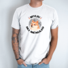 Unisex marškinėliai su spauda „Myliu iki mėnulio“ - Image 2