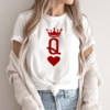 Unisex marškinėliai su spauda „Q“ - Image 2