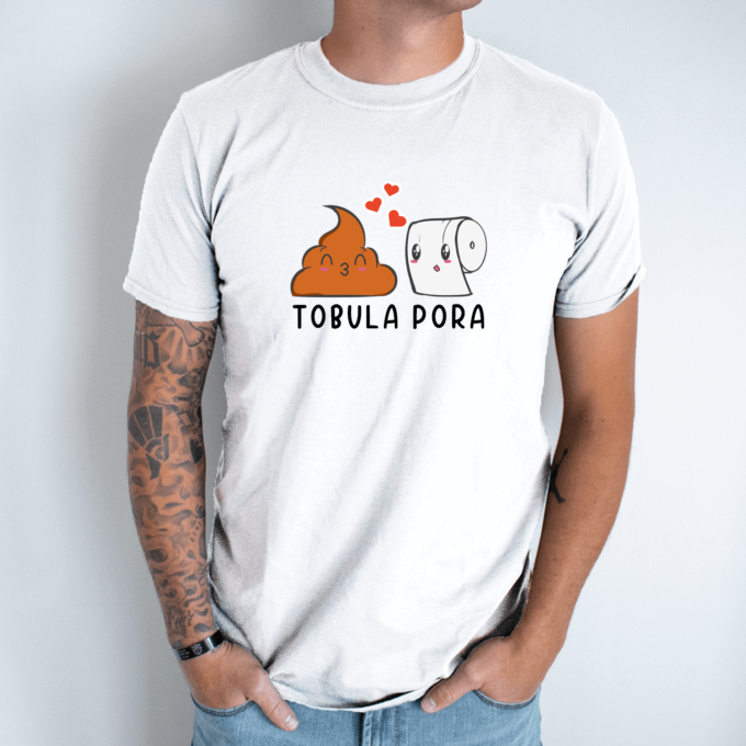 Unisex marškinėliai su spauda „Tobula pora“ - Image 2