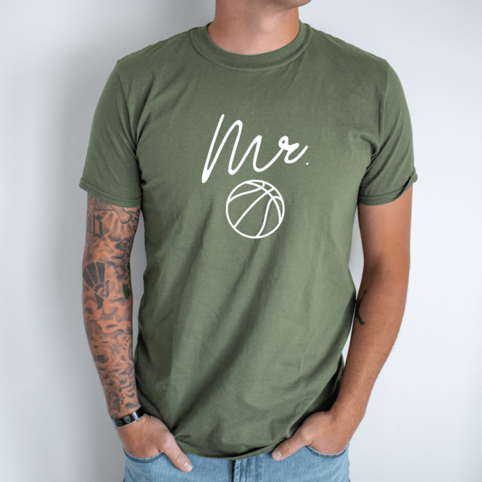 Unisex marškinėliai su spauda „Mr“ - Image 3