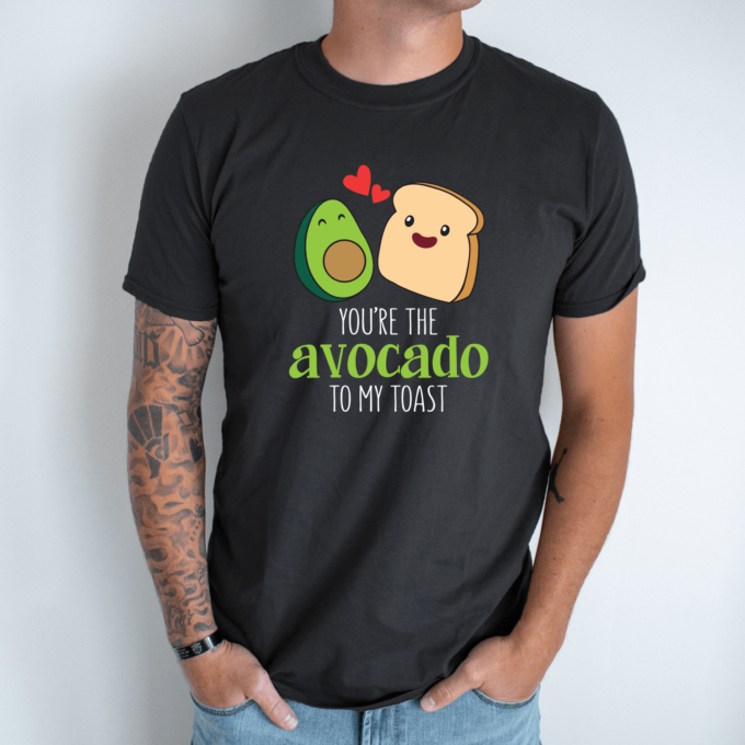 Unisex marškinėliai su spauda „Avocado“ - Image 8