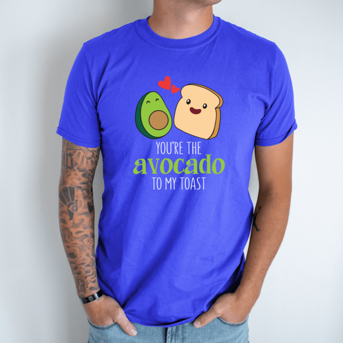 Unisex marškinėliai su spauda „Avocado“ - Image 2
