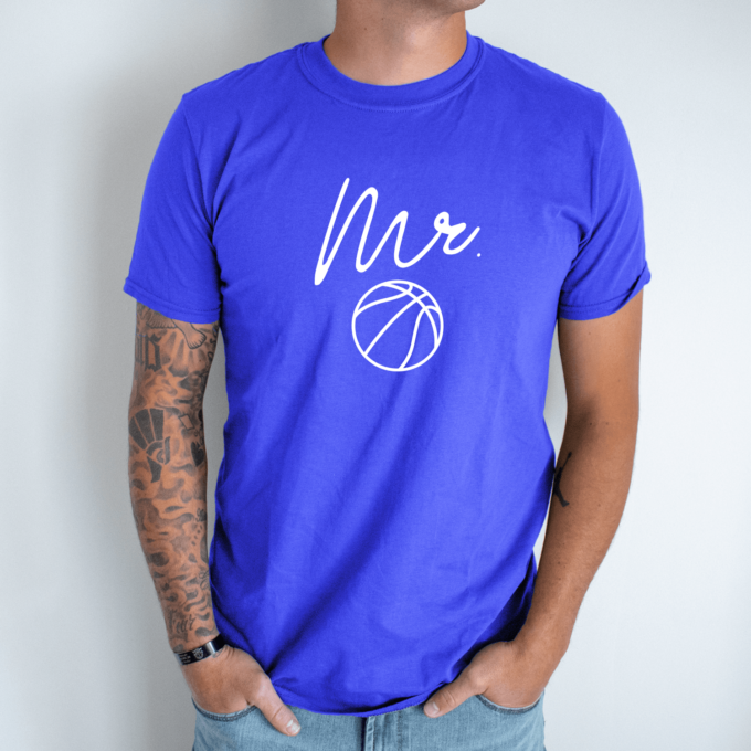 Unisex marškinėliai su spauda „Mr“ - Image 5
