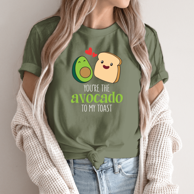 Unisex marškinėliai su spauda „Avocado“ - Image 11