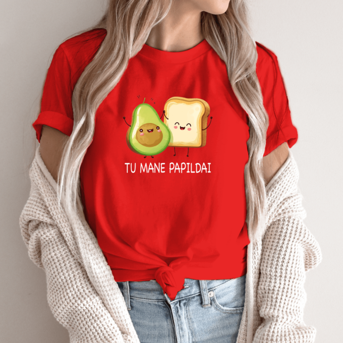 Unisex marškinėliai su spauda „Avokado sumuštinis“ - Image 11