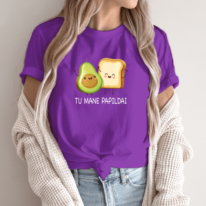 Unisex marškinėliai su spauda „Avokado sumuštinis“ - Image 13