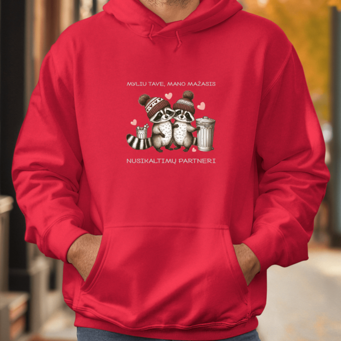 Unisex džemperis su spauda „Nusikaltimų partneris“ - Image 4