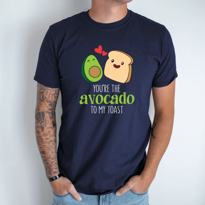 Unisex marškinėliai su spauda „Avocado“ - Image 6