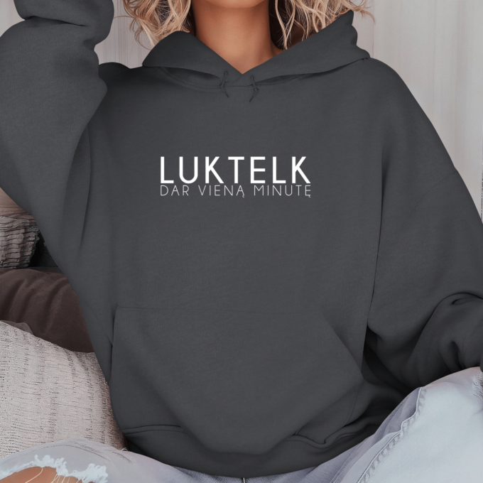 Unisex džemperis su spauda „Luktelk“ - Image 2