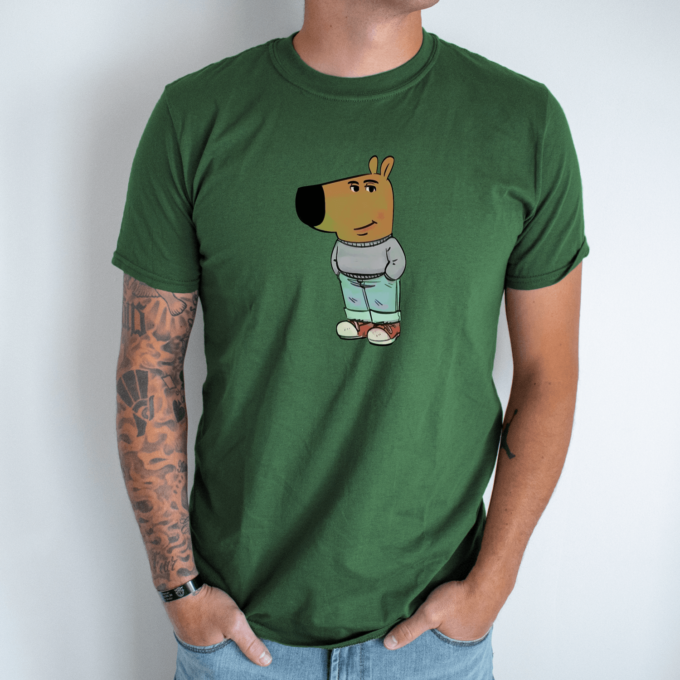 Unisex marškinėliai su spauda „Chill guy“ - Image 5