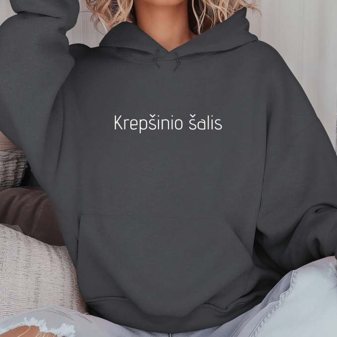 Unisex džemperis su spauda „Krepšinio šalis fanai“ - Image 7