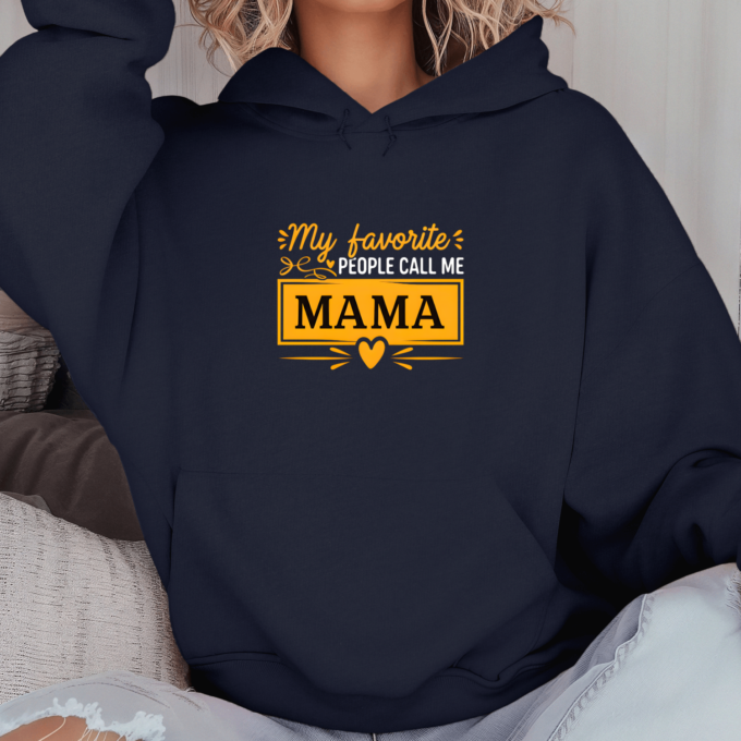 Unisex džemperis su spauda „Favorite mama“