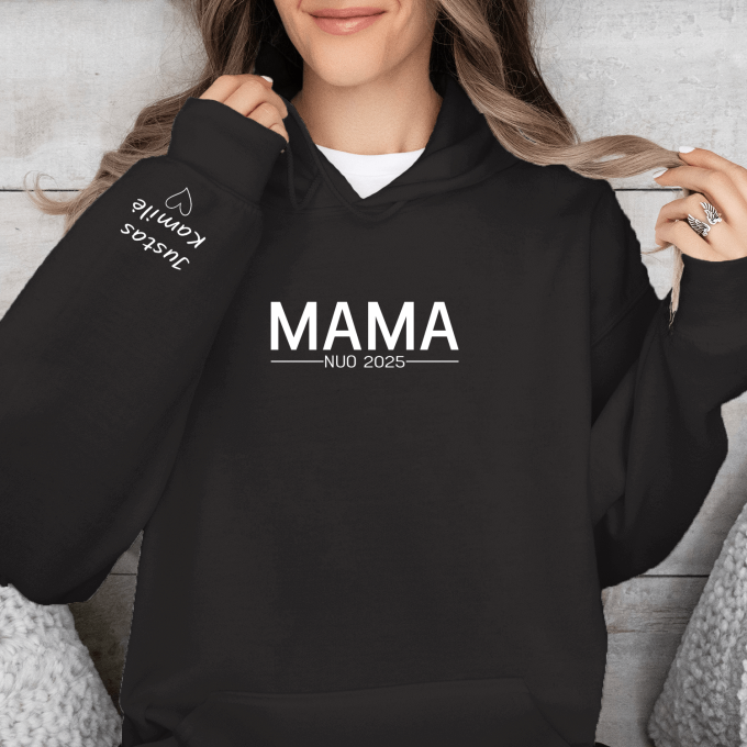 Unisex džemperis su spauda „Mama nuo“ - Image 5