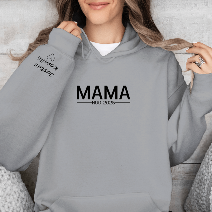 Unisex džemperis su spauda „Mama nuo“ - Image 2