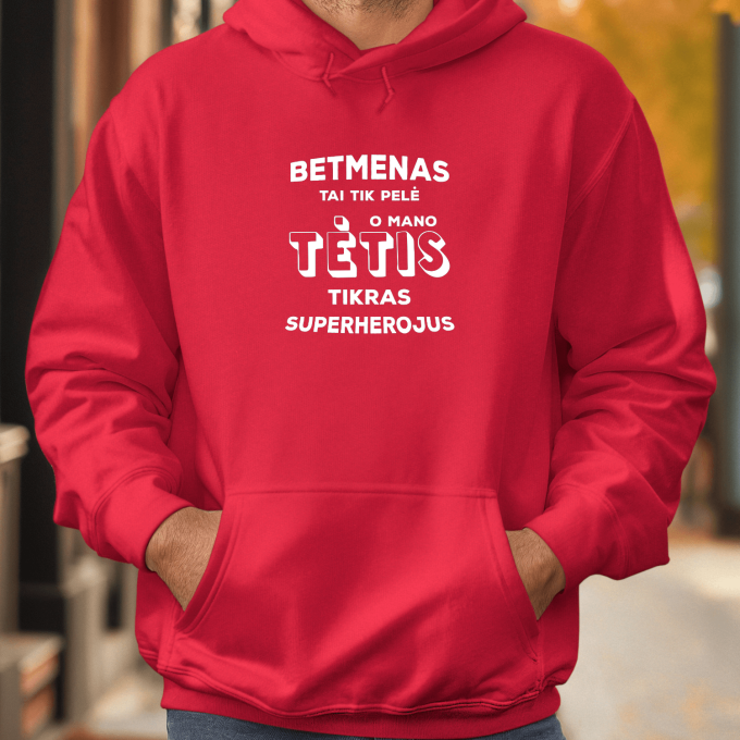 Unisex džemperis su spauda „Betmenas“ - Image 4
