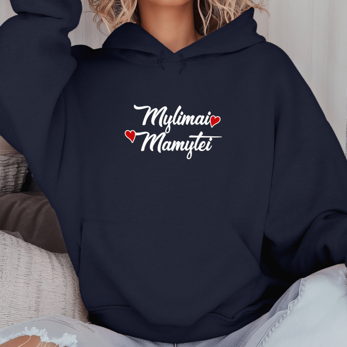 Unisex džemperis su spauda „Mylimai mamytei“ - Image 3