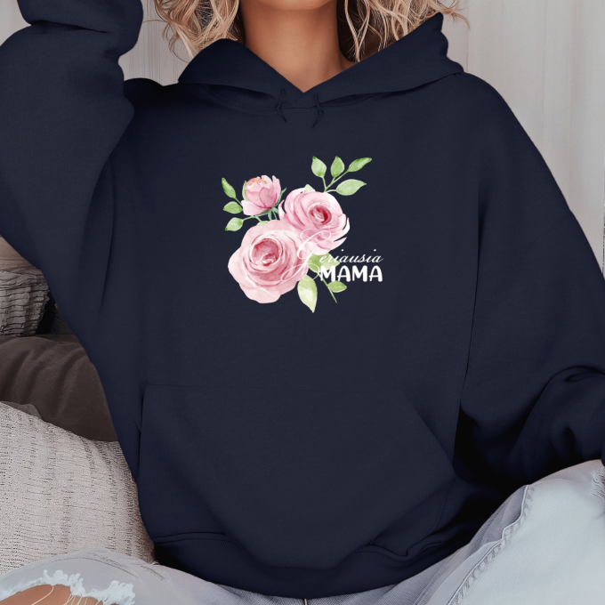 Unisex džemperis su spauda „Rožės geriausiai mamai“ - Image 5