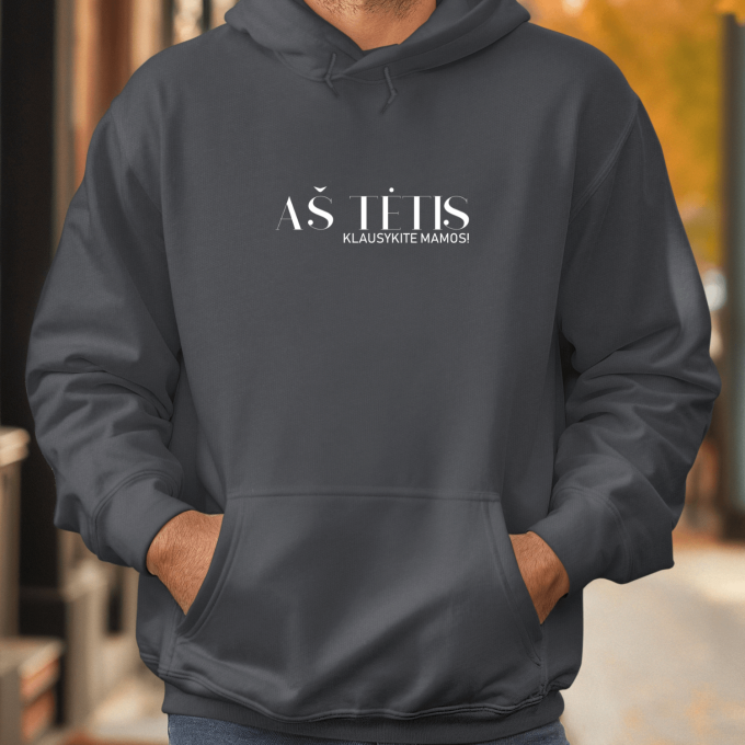 Unisex džemperis su spauda „Aš tėtis“ - Image 2