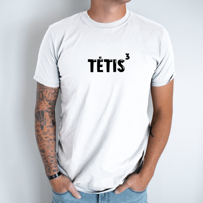Unisex marškinėliai su spauda „Tėtis su vaikų skaičiumi“ 2-6 vaikai - Image 2