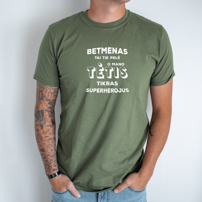 Unisex marškinėliai su spauda „Betmenas“ - Image 2