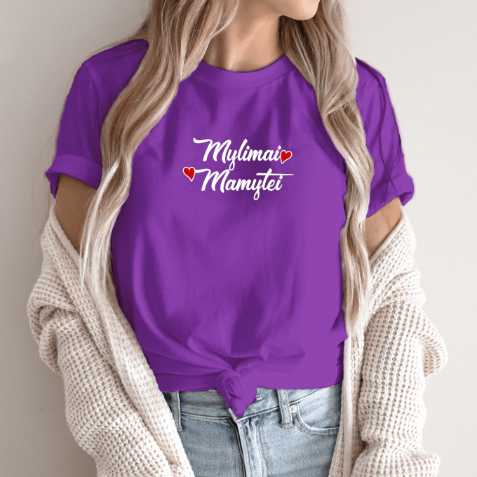 Unisex marškinėliai su spauda „Mylimai mamytei“ - Image 5