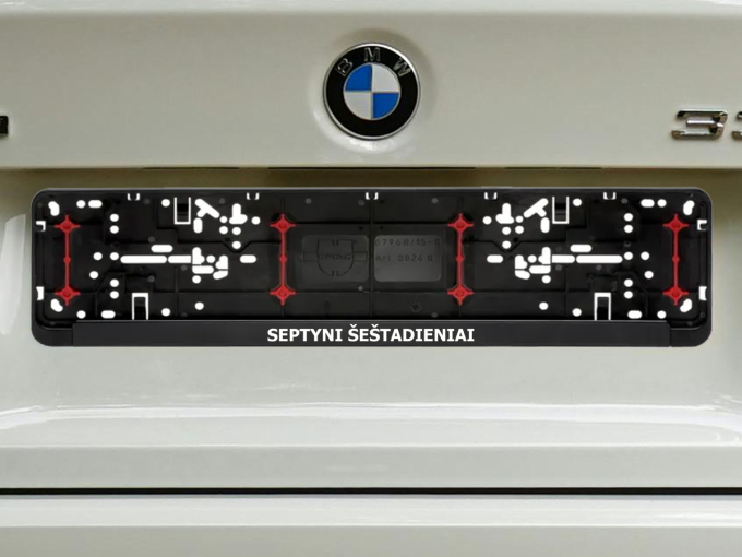 Wurth numerių rėmelis „Septyni šeštadieniai“