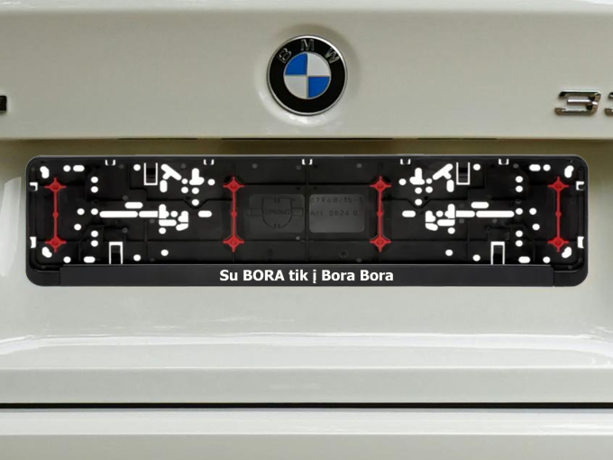 Wurth numerių rėmelis „Su Bora tik į Bora Bora“