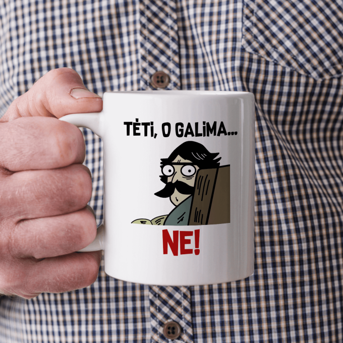 Puodelis „Tėti, o galima“
