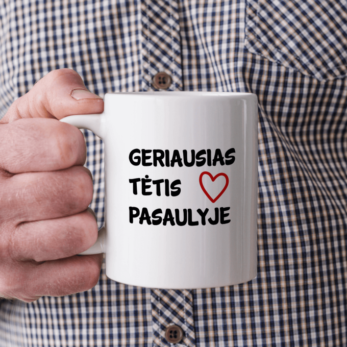 Puodelis „Geriausias tėtis pasaulyje“