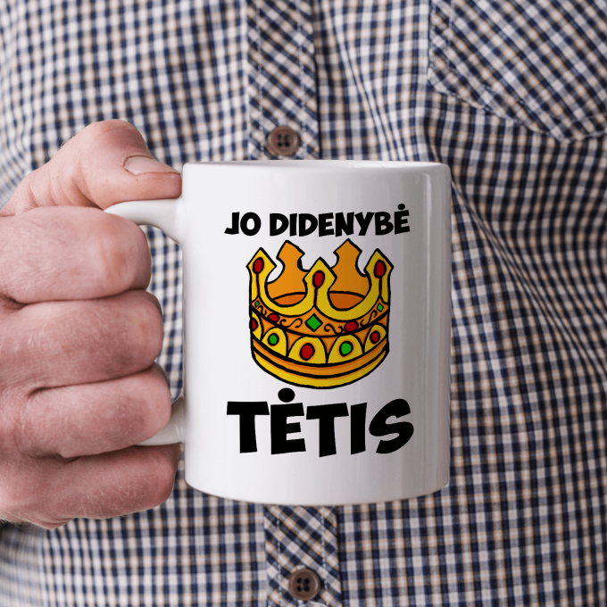 Puodelis „Jo didenybė Tėtis“