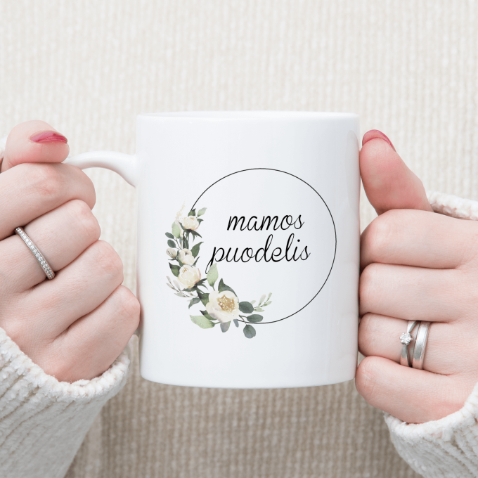 Puodelis „Mamos puodelis“