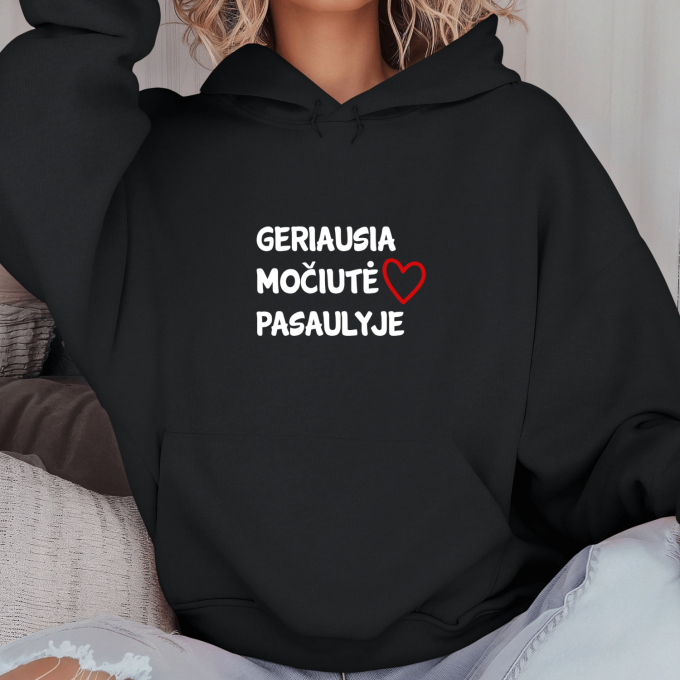 Unisex džemperis su spauda „Geriausia močiutė pasaulyje“ - Image 4